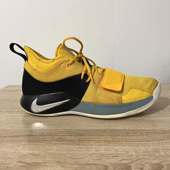 Nike Paul George PG Moon Exploration Yellow Black Mens Size 12 BQ8452-700 - Picture 6 of 8